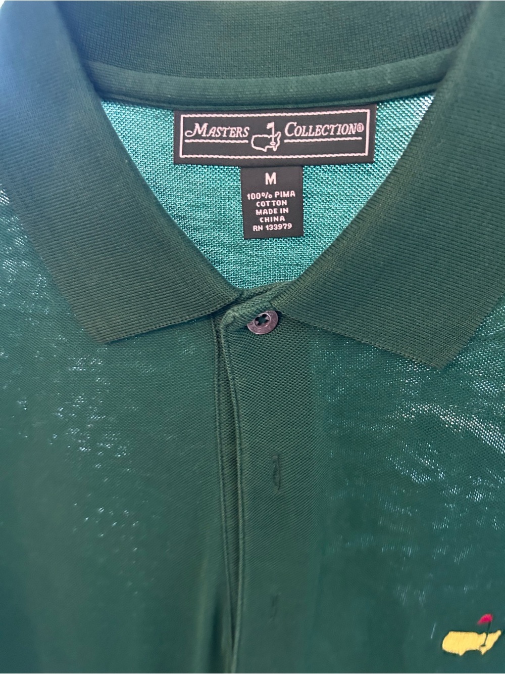 Men's Green Masters Polo Shirt - Picture 2 of 3